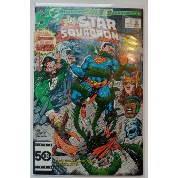 All-Star Squadron #53 (1981) Roy Thomas Bagged/Boarded Comic Book VF+ - Picture 1 of 3